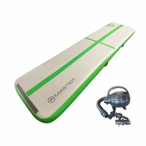 Airtrack MASTER nafukovací žíněnka 400 x 100 x 20 cm - zelená obraz