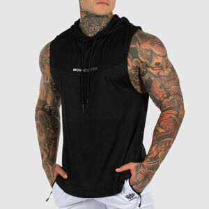 Sportovní tílko Iron Aesthetics Hoodie Tank, černé obraz
