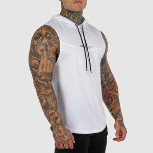 Sportovní tílko Iron Aesthetics Hoodie Tank, bílé obraz