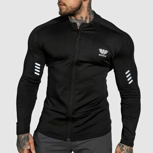 Sportovní top na zip Iron Aesthetics Unstoppable, černý obraz