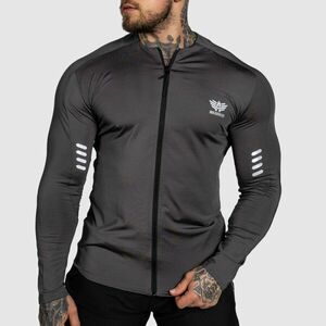 Sportovní top na zip Iron Aesthetics Unstoppable, šedý obraz