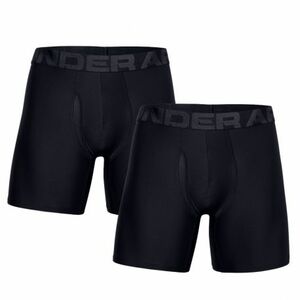 Pánské boxerky UNDER ARMOUR-UA Tech 6in 2 Pack-BLK obraz