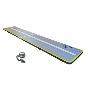 Airtrack MASTER S-Pro nafukovací žíněnka 600 x 100 x 10 cm - šedá - černá obraz