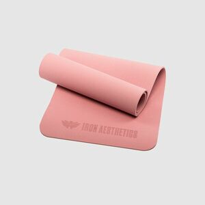 Podložka na cvičení Iron Aesthetics Yoga Mat, růžová obraz