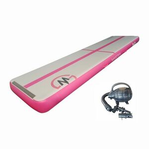 Airtrack MASTER nafukovací žíněnka 400 x 100 x 20 cm - růžová obraz