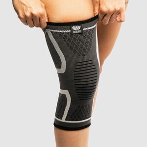 Kompresní bandáž na koleno Iron Aesthetics KneeFit, šedá obraz