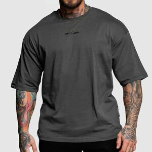 Oversize tričko Iron Aesthetics Major, šedé obraz