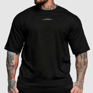 Oversize tričko Iron Aesthetics Major, černé obraz