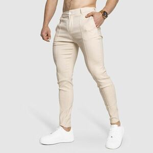 Strečové kalhoty Iron Aesthetics Excellence, béžové obraz