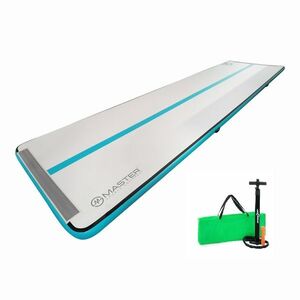 Airtrack MASTER S-Pro nafukovací žíněnka 600 x 150 x 10 cm - šedá - modrozelená obraz
