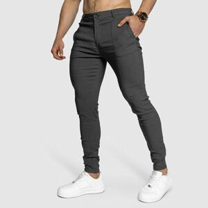 Strečové kalhoty Iron Aesthetics Excellence, šedé obraz