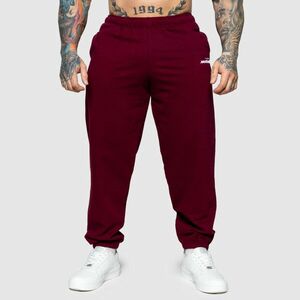 Oversized tepláky Iron Aesthetics Relaxed, bordové obraz