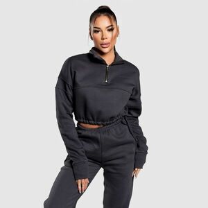 Dámská crop mikina Iron Aesthetics Simone, šedá obraz