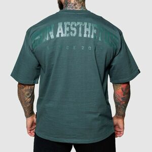 Oversize triko Iron Aesthetics College, zelené obraz