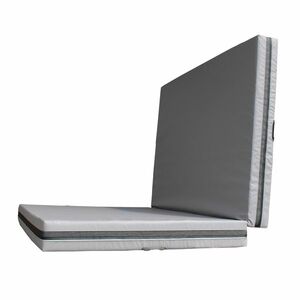 Dopadová skládací žíněnka MASTER T21 - 300 x 200 x 20 cm - šedá obraz