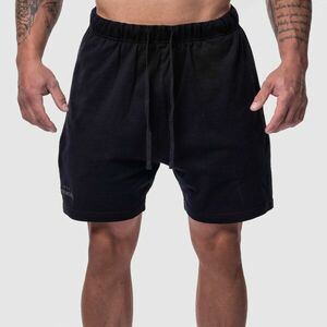 Pánské bavlněné šortky Iron Aesthetics Ambition, černé obraz