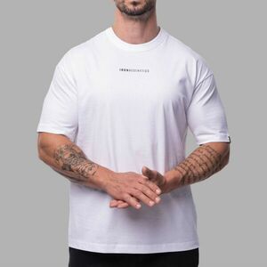 Oversized tričko Iron Aesthetics Vibe Tee, bílé obraz