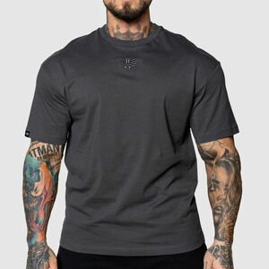 Oversized tričko Iron Aesthetics 3D, šedé obraz