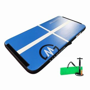 Airtrack MASTER nafukovací žíněnka 200 x 100 x 10 cm - modrá - černá obraz