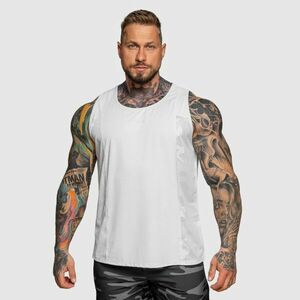 Pánské funkční tílko Iron Aesthetics Camo Mesh, bílé obraz