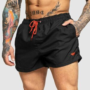 Pánské plavky Iron Aesthetics Beach Mode, černé obraz