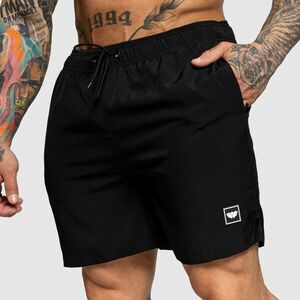 Pánské plavkové šortky Iron Aesthetics Boardwalk, černé obraz