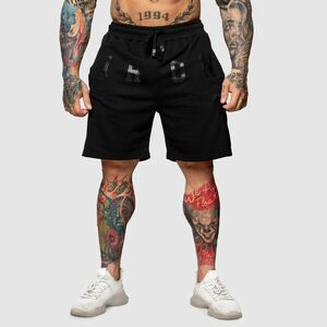 Teplákové kraťasy Iron Aesthetics College, černé obraz