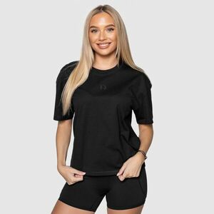 Dámské oversized tričko Iron Aesthetics Easy Day, černé obraz