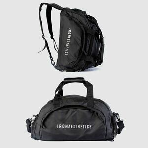 Sportovní taška Iron Aesthetics FitKit 2in1, černá obraz