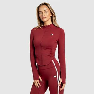 Dámská sportovní bunda na zip Iron Aesthetics Define, bordová obraz