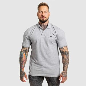Pánské polo tričko Iron Aesthetics Pique, šedé obraz