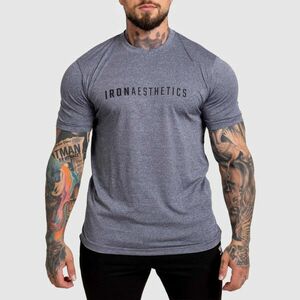 Pánské sportovní tričko Iron Aesthetics Flow, navy obraz