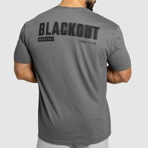 Pánské tričko Iron Aesthetics Blackout, charcoal obraz