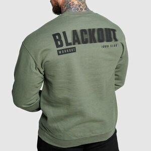 Pánská mikina Iron Aesthetics Blackout, zelená obraz