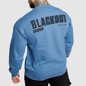 Pánská mikina Iron Aesthetics Blackout, modrá obraz