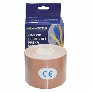 Kinezio tejpovací páska MASTER 5 cm x 5 m - tělová obraz