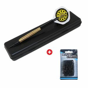 Akční set - šipky MASTER Virgin Brass 3ks - softip 18g + 50 ks hrotů MASTER Keypoint soft 2ba obraz