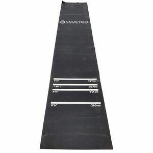 Podložka - koberec na šipky MASTER se vzdálenostmi - černo-bílý obraz