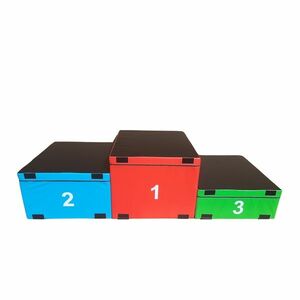 Stupně vítězů - set tréninkových plyo boxů MASTER Soft 30, 45 a 60 cm obraz