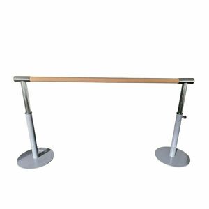 Baletní tyč MASTER Pro volně stojící 175 cm - výškově nastavitelná - dřevěná obraz