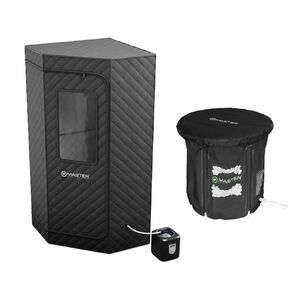 Otužovací set - Osobní parní sauna MASTER SmartSteam + Koupací káď MASTER 80 x 75 cm obraz