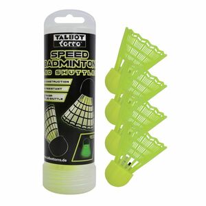 Speed badmintonové míčky TALBOT TORRO LED 4ks obraz