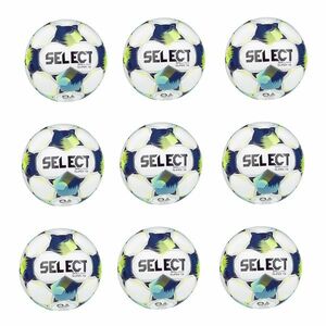 Výhodný set - 9x Fotbalový míč SELECT FB Brillant Super TB CZ Chance Liga 2025/26 5 bílo-modrá obraz