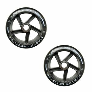 Náhradní kolečka na koloběžky bez ložisek MASTER 145 mm - černé obraz