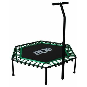 Aga FITNESS Trampolína 130 cm Zelená + madlo obraz