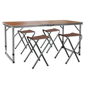 Aga MR4100 Kempingový skládací set Hnědý obraz