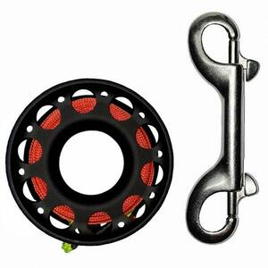 Agama Cívka REEL ALU 30 m s karabinou - růžová obraz