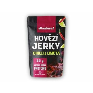 Allnature BEEF Chilli Lime Jerky 25g obraz
