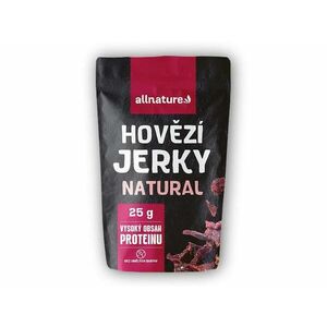 Allnature BEEF natural Jerky 25g obraz