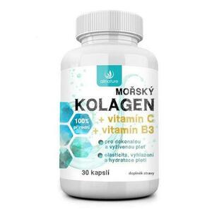 Allnature Mořský kolagen + vit. C + vit B3 30 kapslí obraz